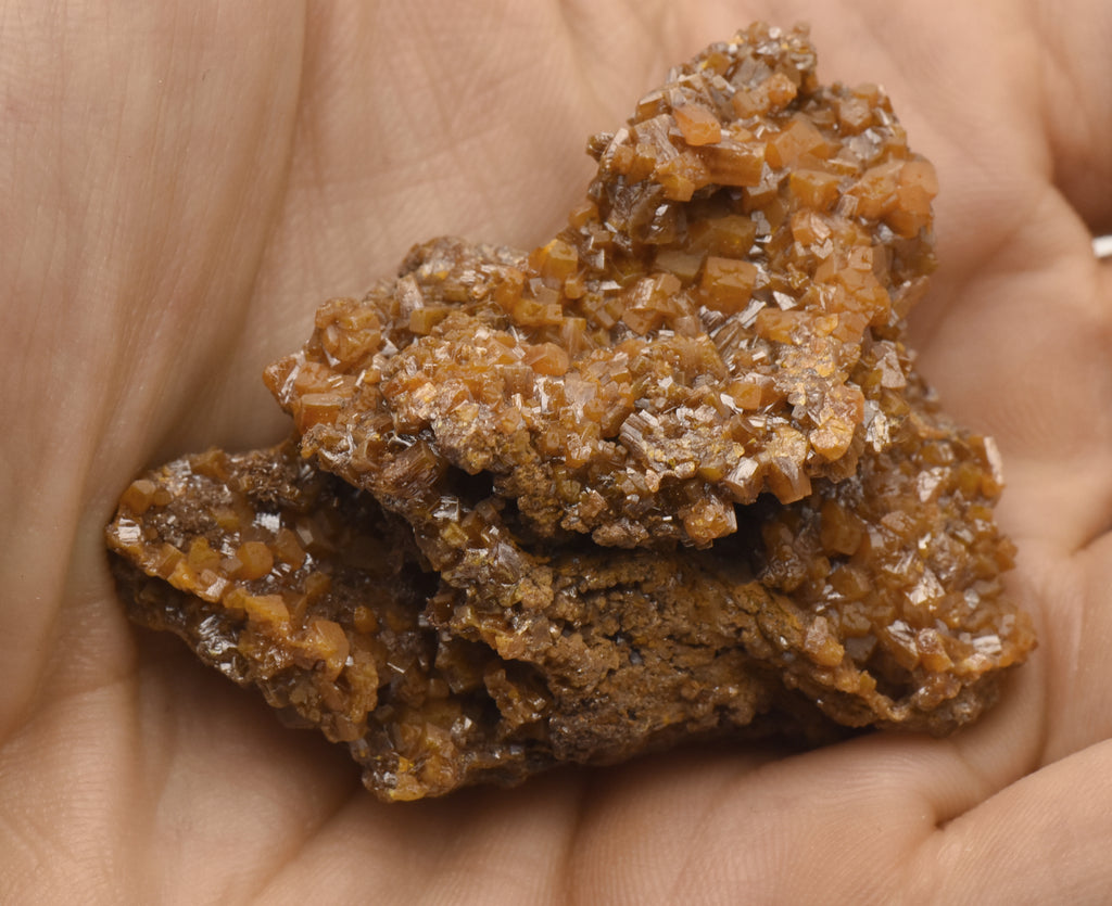 Wulfenite Crystal Cluster Mineral Specimen - Mexico