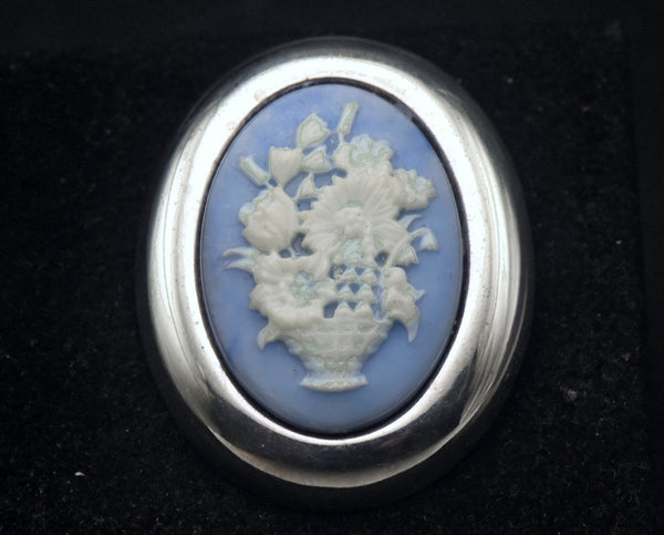 Milor - Vintage Sterling Silver Wedgwood Style Brooch/Pendant