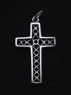 Vintage Sterling Silver Cross Pendant