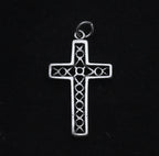 Vintage Sterling Silver Cross Pendant