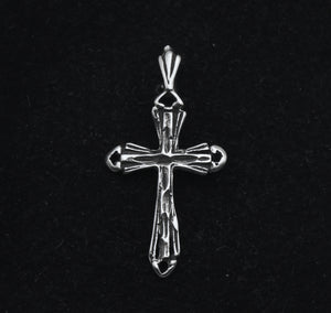 Vintage Sterling Silver Cross Pendant