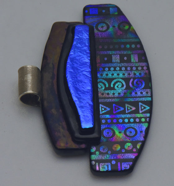 Vintage Dichroic Glass Modern Design Pendant