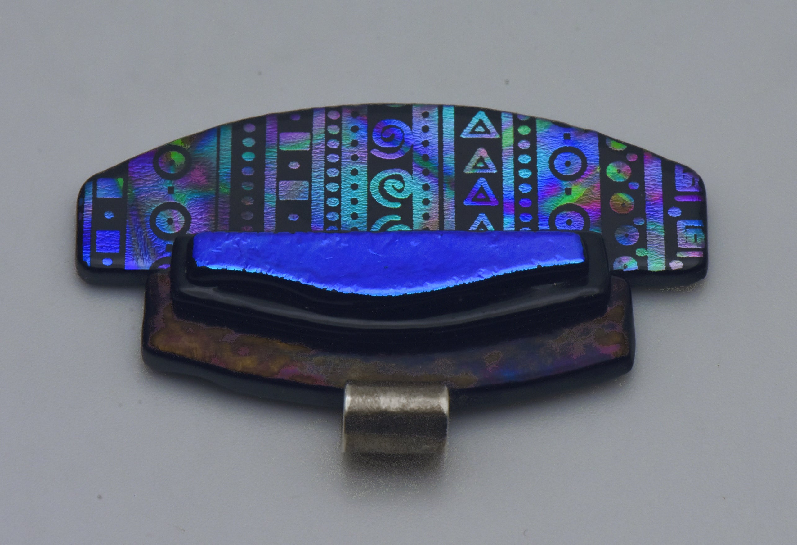 Vintage Dichroic Glass Modern Design Pendant
