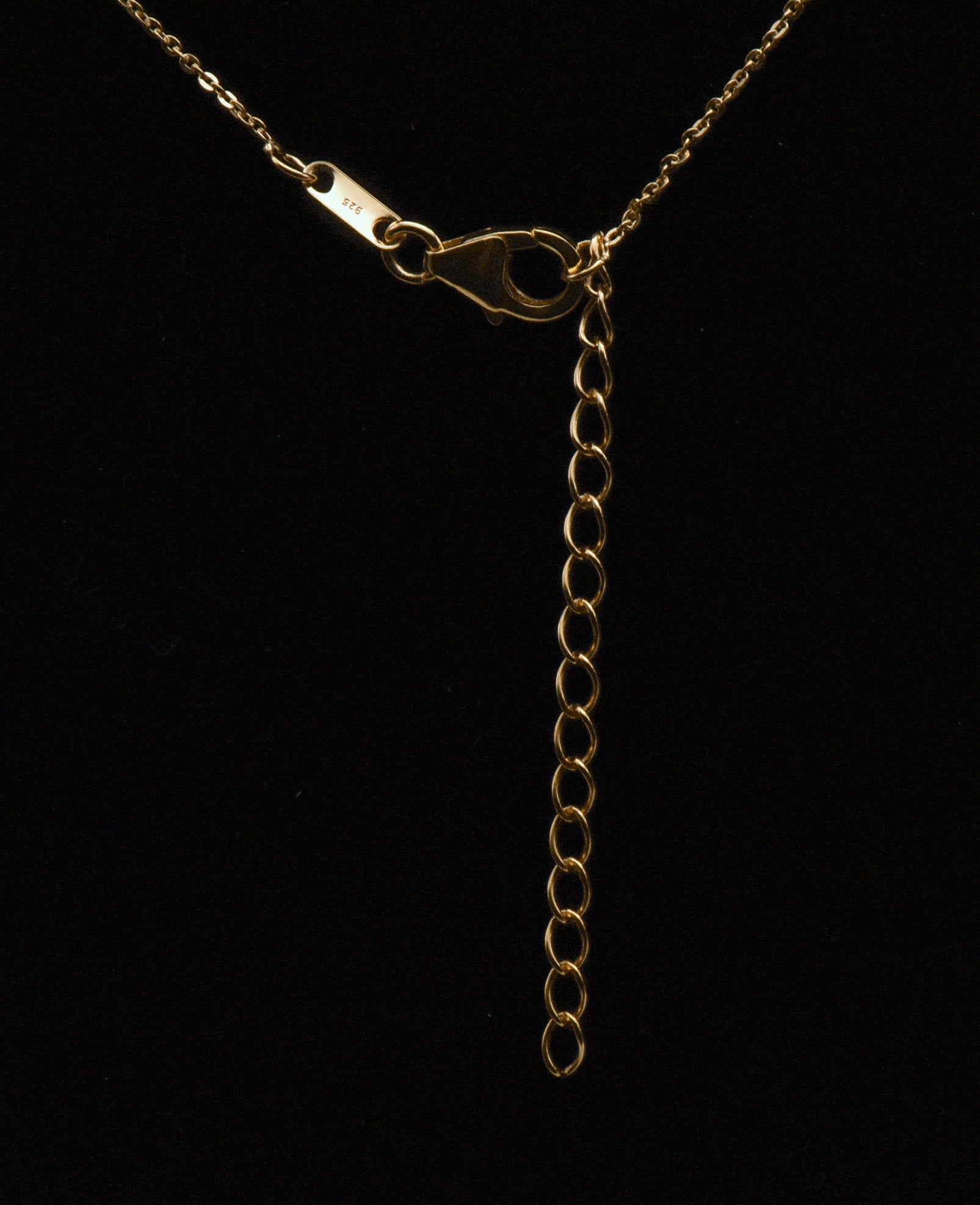 Vermeil "Y" Monogram Chain Necklace