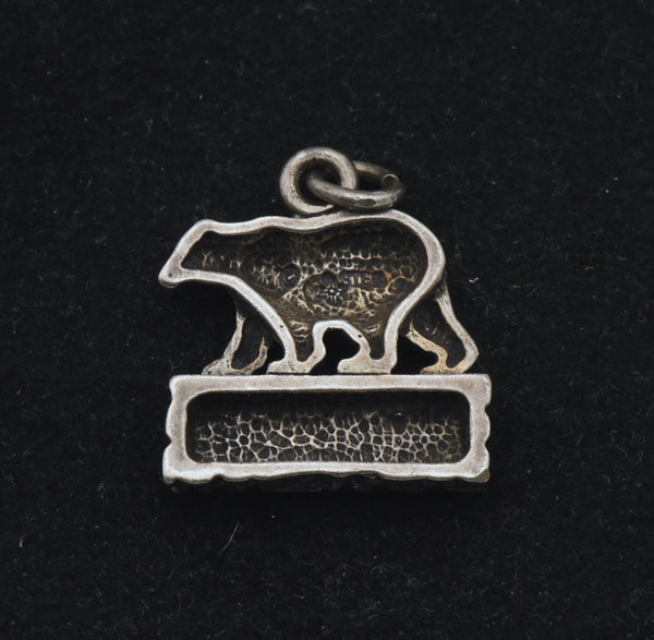 Vintage Sterling Silver Yellowstone National Park Bear Charm