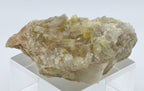 Yellow and Gray Barite Crystal Cluster Mineral Specimen