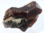 Unusual Red Zircon Bent Crystal Mineral Specimen