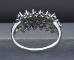 Clyde Duneier - Vintage 10K White Gold Tanzanite Ring - Size 8.75 MISSING STONES
