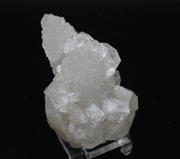 Apophylite Crystal Cluster with Druze - India