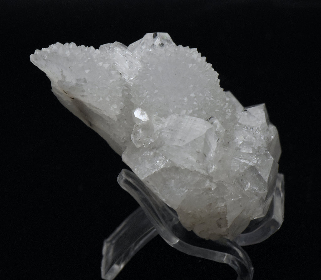 Apophylite Crystal Cluster with Druze - India