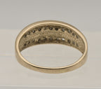 Vintage 10k Gold and Diamonds Ring - Size 8.75