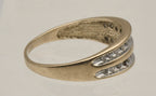 Vintage 10k Gold and Diamonds Ring - Size 8.75