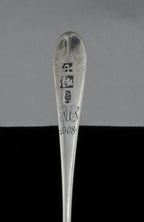 Antique John Vernon 18th Century American Silver Handmade Spoon