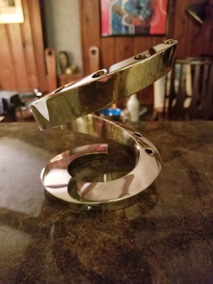 Dansk - Silver Plated Spiral 12 Candle Holder