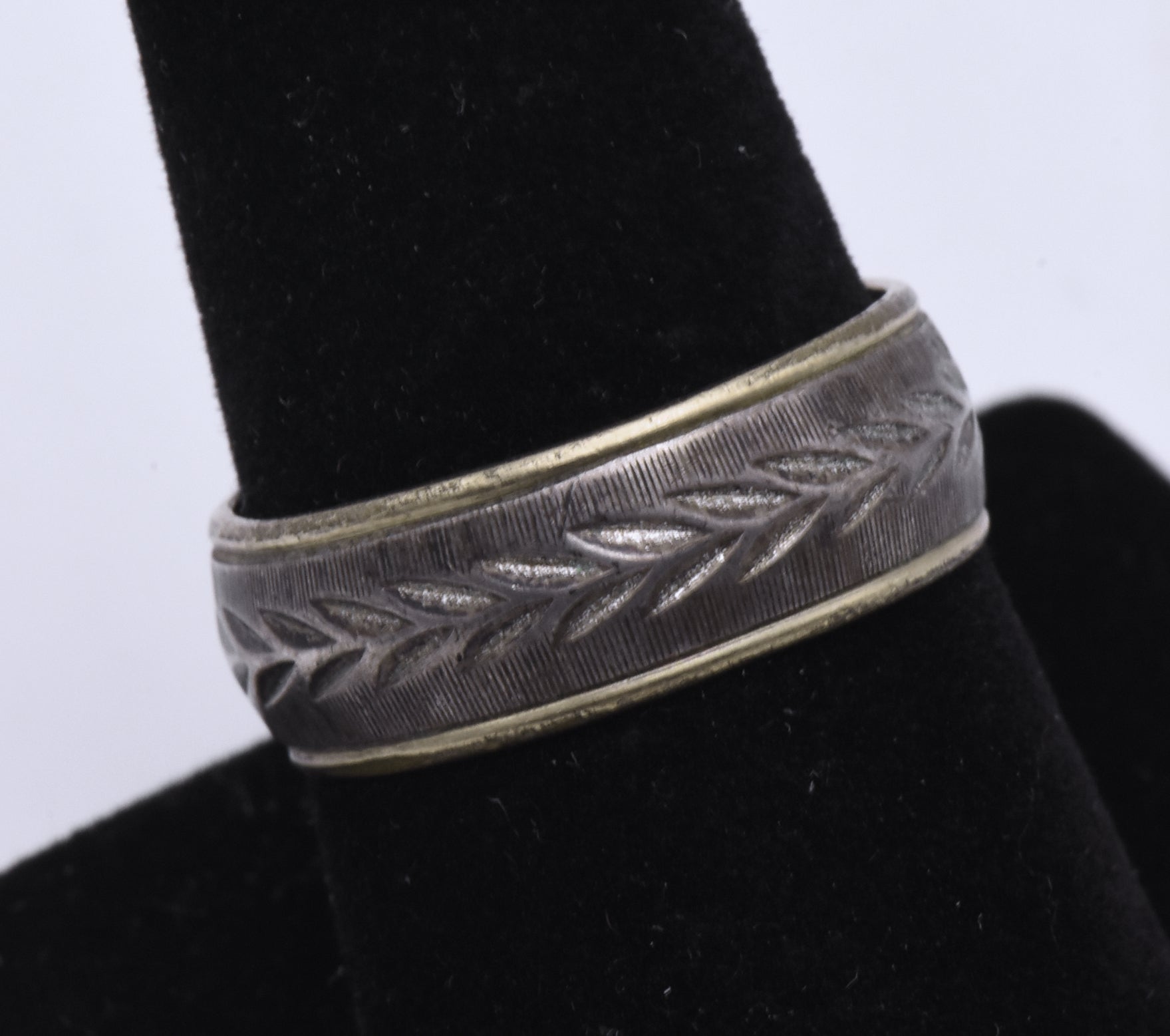 Vargas - Vintage 10K Gold Filled and Sterling Band - Size 8.5