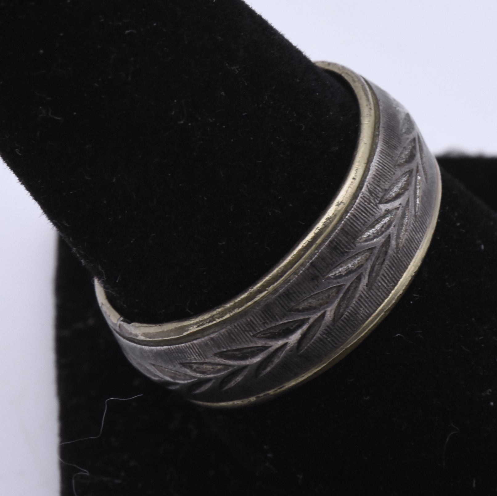 Vargas - Vintage 10K Gold Filled and Sterling Band - Size 8.5