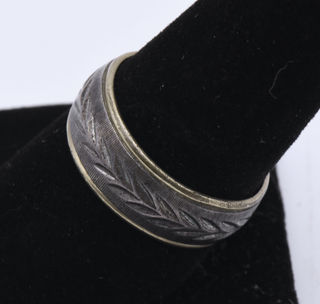 Vargas - Vintage 10K Gold Filled and Sterling Band - Size 8.5