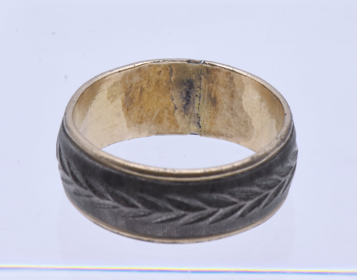 Vargas - Vintage 10K Gold Filled and Sterling Band - Size 8.5