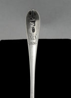Antique John Vernon 18th Century American Silver Handmade Spoon