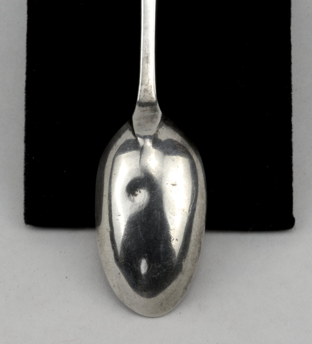 Antique John Vernon 18th Century American Silver Handmade Spoon
