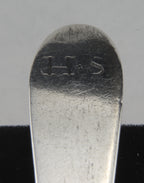 Antique John Vernon 18th Century American Silver Handmade Spoon