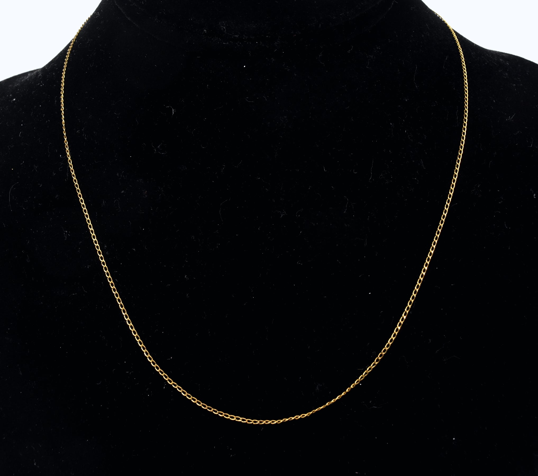 14k Yellow Gold Chain Necklace - 17"