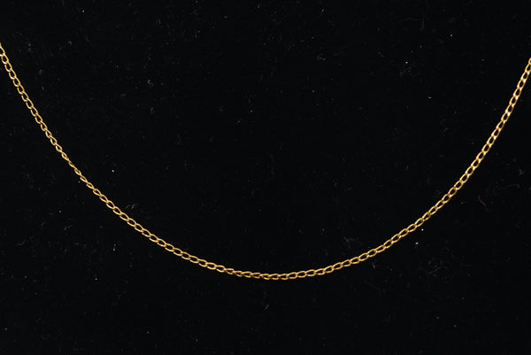 14k Yellow Gold Chain Necklace - 17"