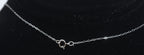 Ross-Simons - 14k White Gold Cubic Zirconia Drop Pendant Chain Necklace