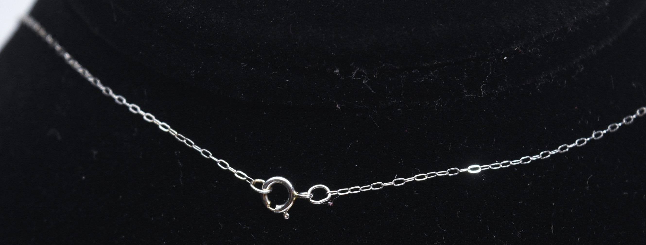 Ross-Simons - 14k White Gold Cubic Zirconia Drop Pendant Chain Necklace