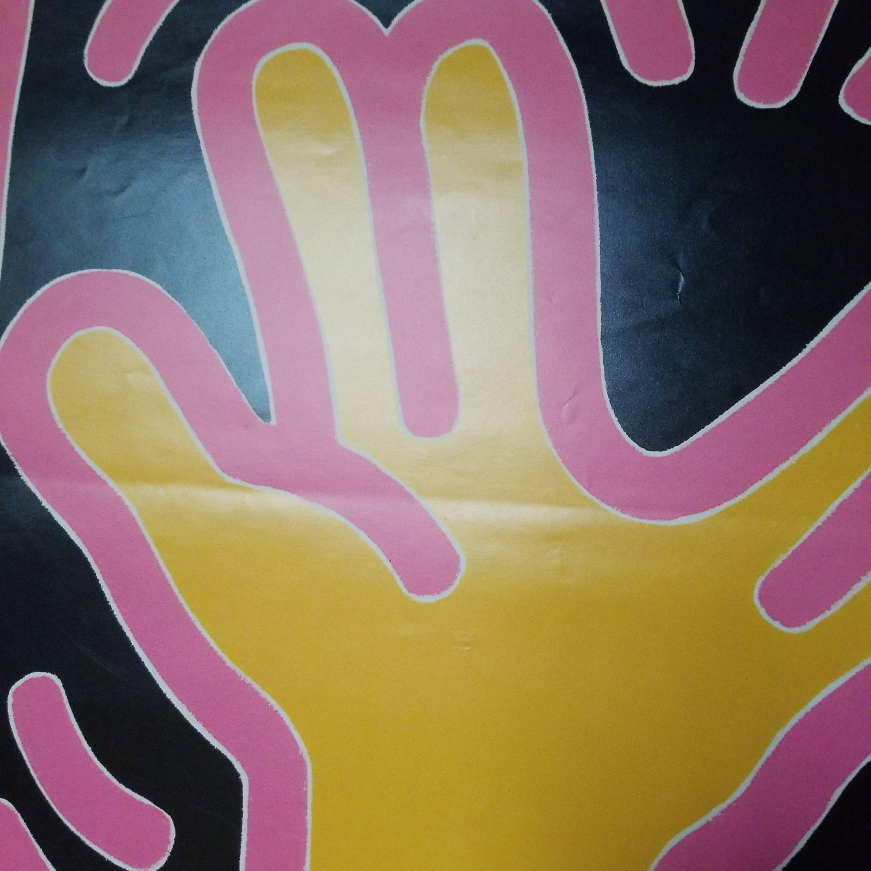 Keith Haring - "Untitled (for Cy Twombly), April 1988" Vintage Unframed Poster