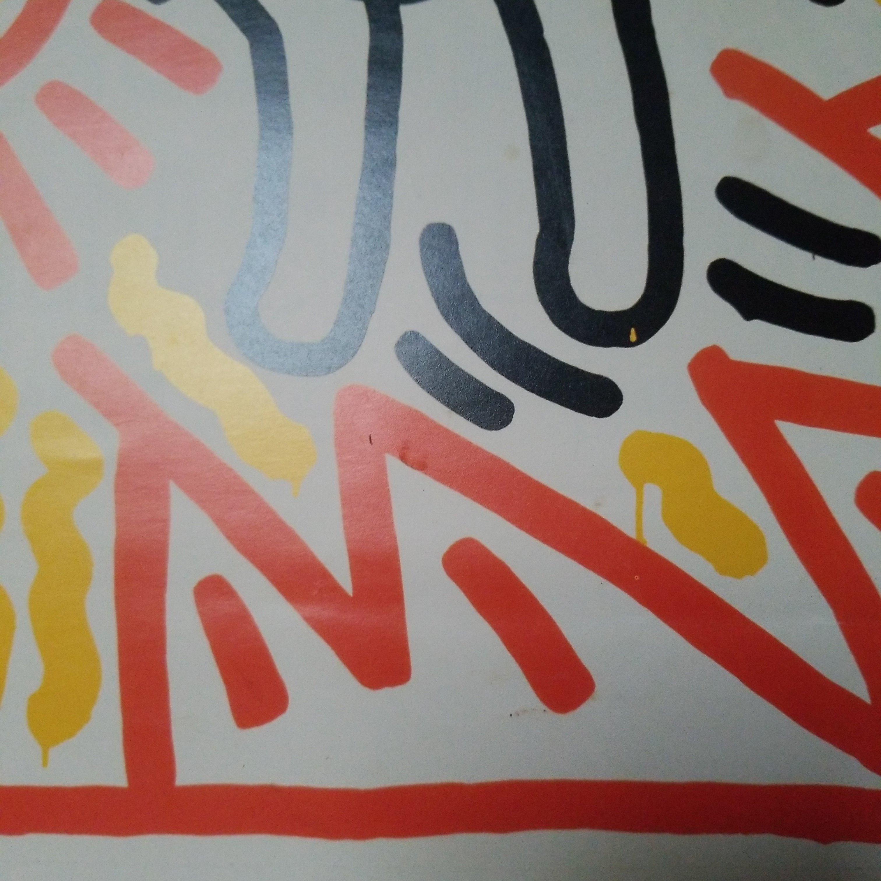 Keith Haring - "Untitled, November 1983" Vintage Unframed Poster