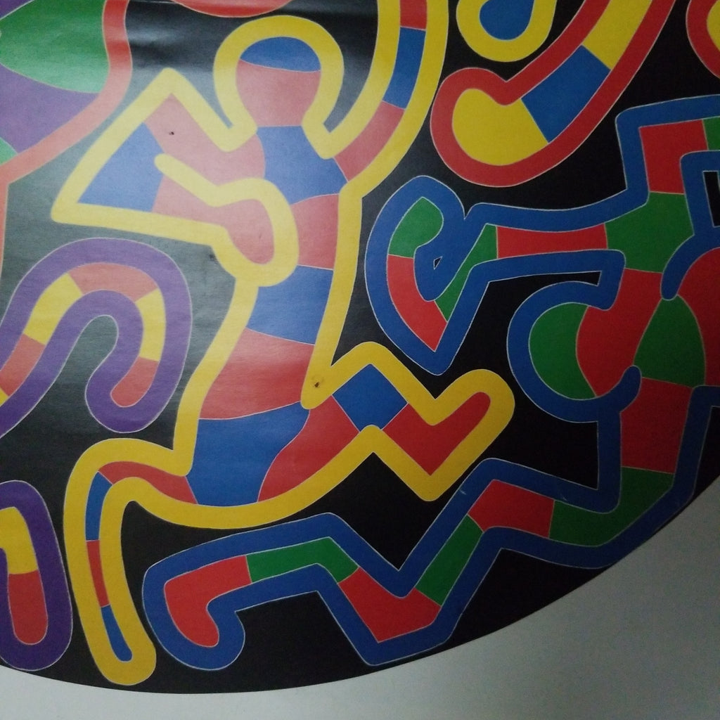 Keith Haring - "Monkey Puzzle, November 17, 1988" Vintage Unframed Poster