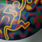 Keith Haring - "Monkey Puzzle, November 17, 1988" Vintage Unframed Poster