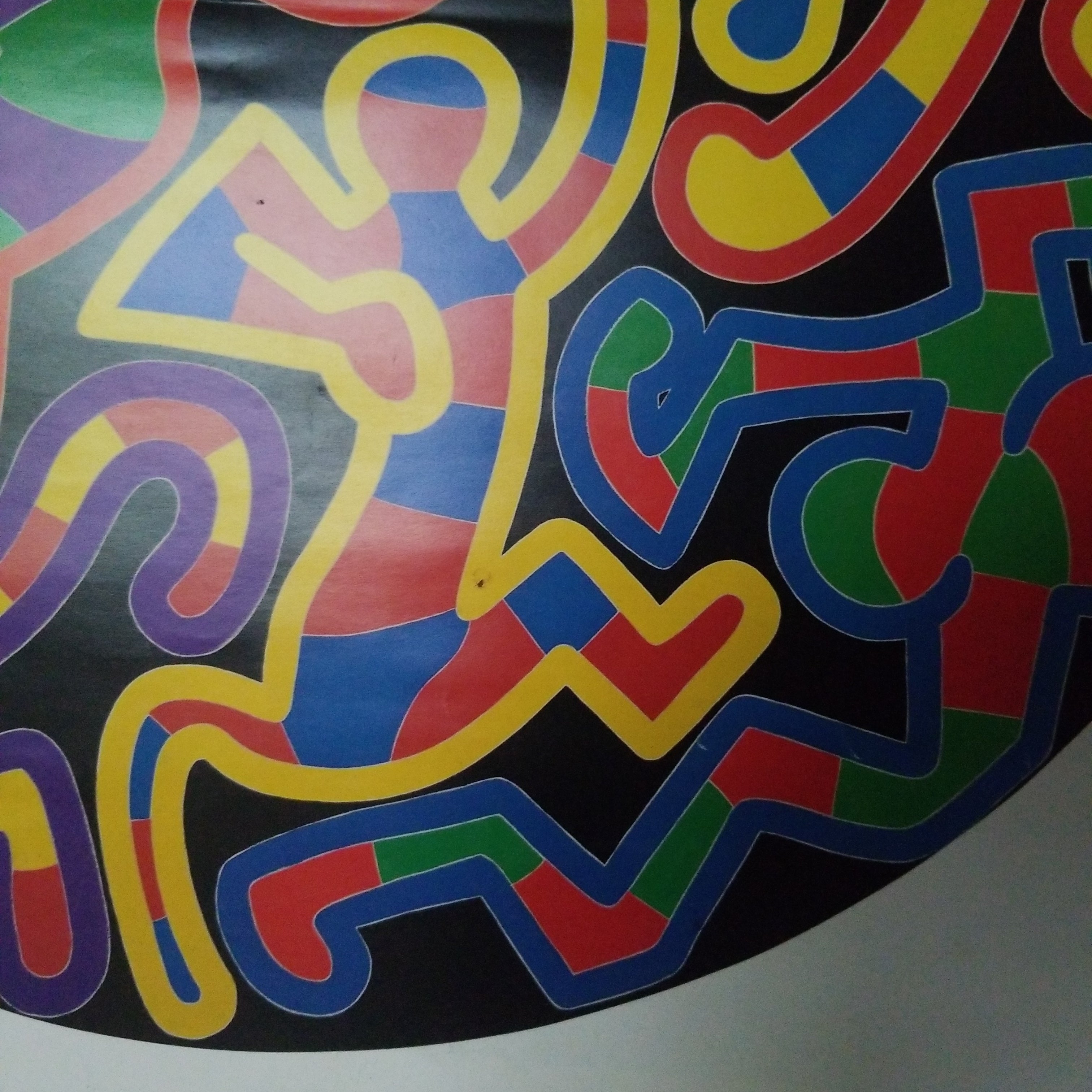 Keith Haring - "Monkey Puzzle, November 17, 1988" Vintage Unframed Poster