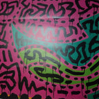 Keith Haring - "Untitled, April 11, 1984" Vintage Unframed Poster