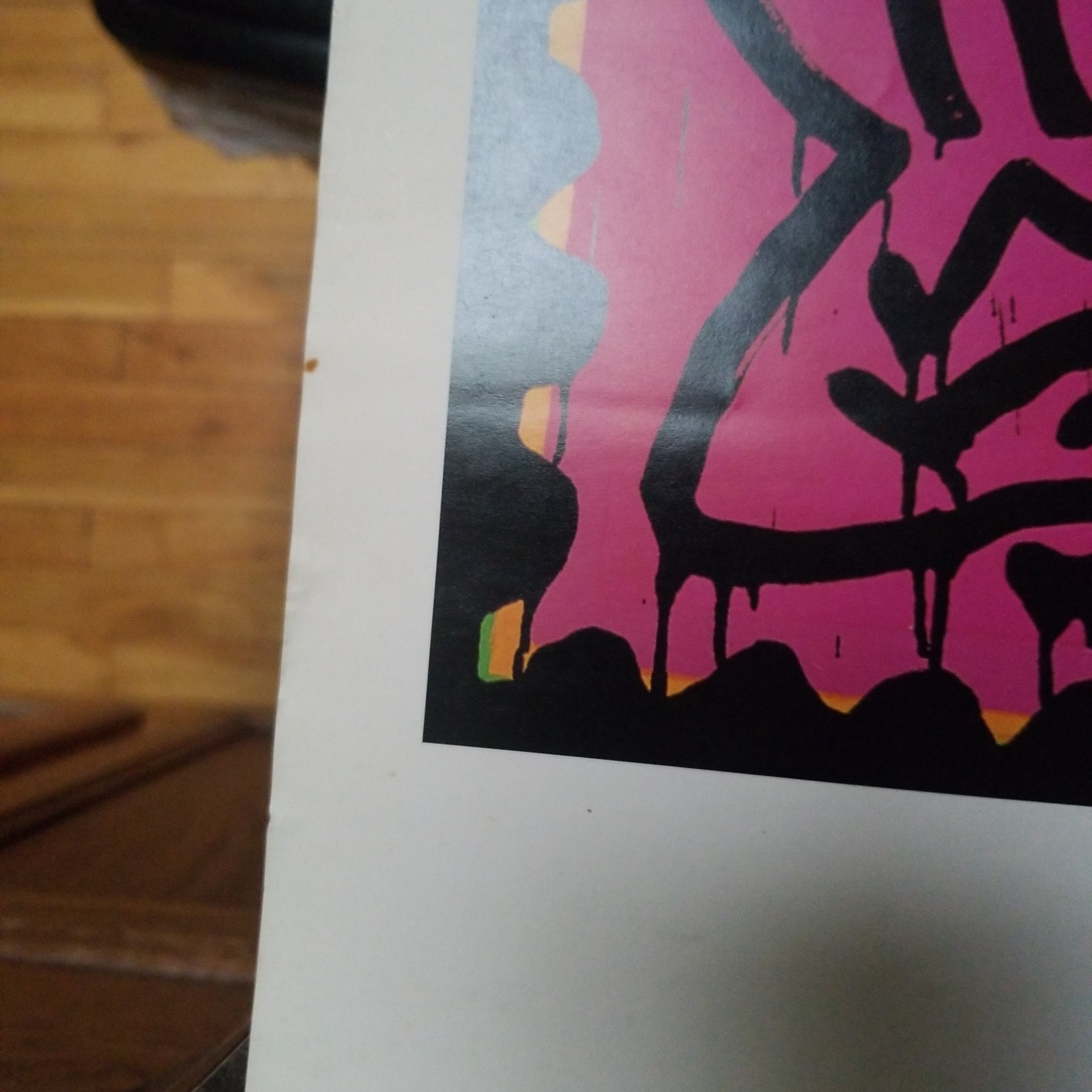 Keith Haring - "Untitled, April 11, 1984" Vintage Unframed Poster