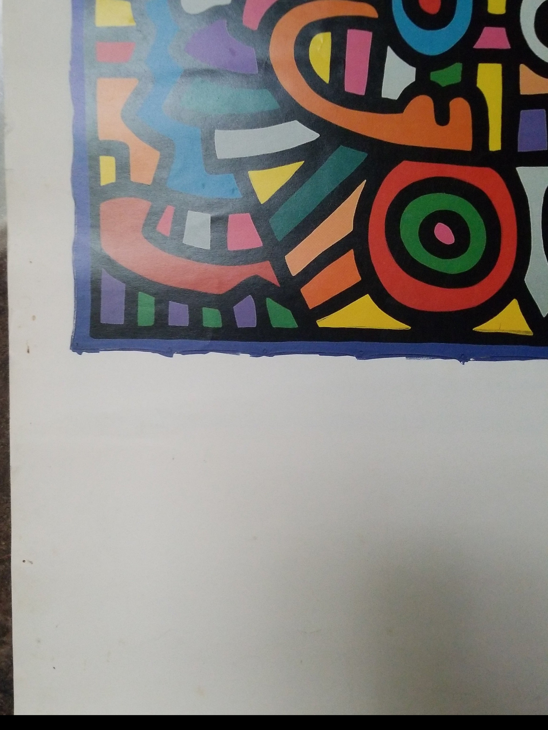 Keith Haring - "Untitled, September 12, 1986" Vintage Unframed Poster