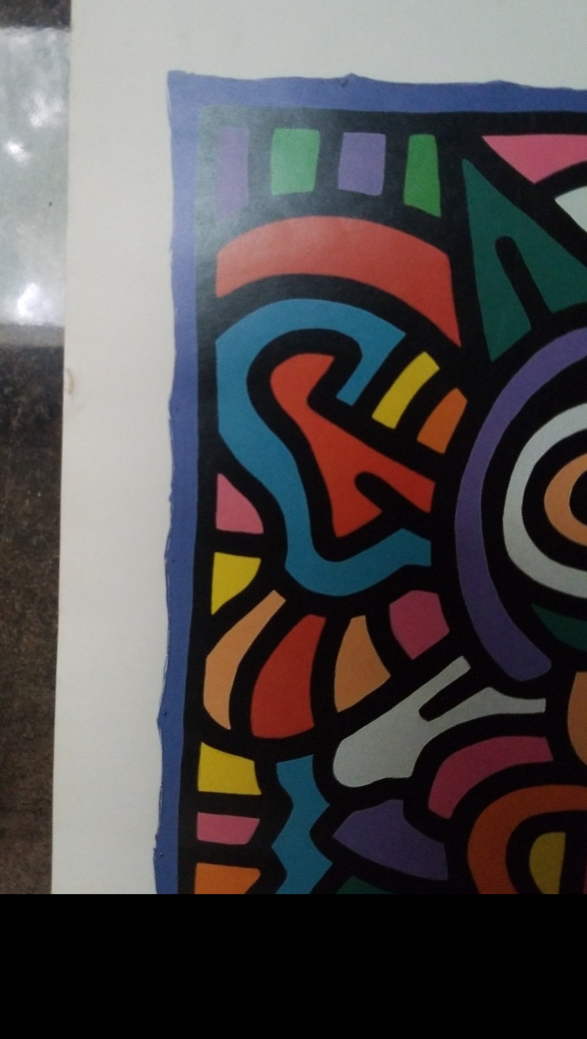 Keith Haring - "Untitled, September 12, 1986" Vintage Unframed Poster