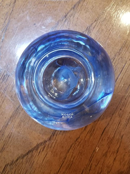 Kosta Boda - Heavy Glass Spherical Votive Holder