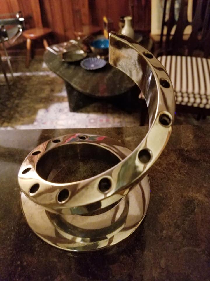 Dansk - Silver Plated Spiral 12 Candle Holder