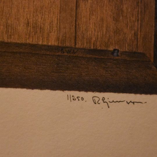 Reinhold Ljungrengren - #1 of 250 Original Lithograph