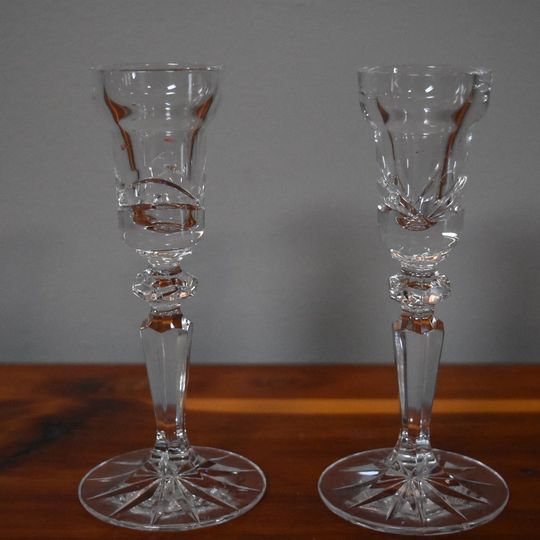 Waterford - Calais Crystal Candle Holders