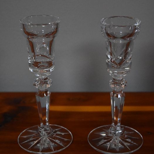 Waterford - Calais Crystal Candle Holders