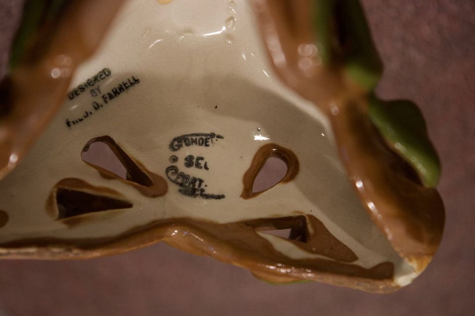 Secla - Vintage Fondeville Ceramic Candlestick Holders