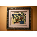 Fernand Leger - "La Lecture" Pochoir Lithograph Print #120/300 Signed and Stamped