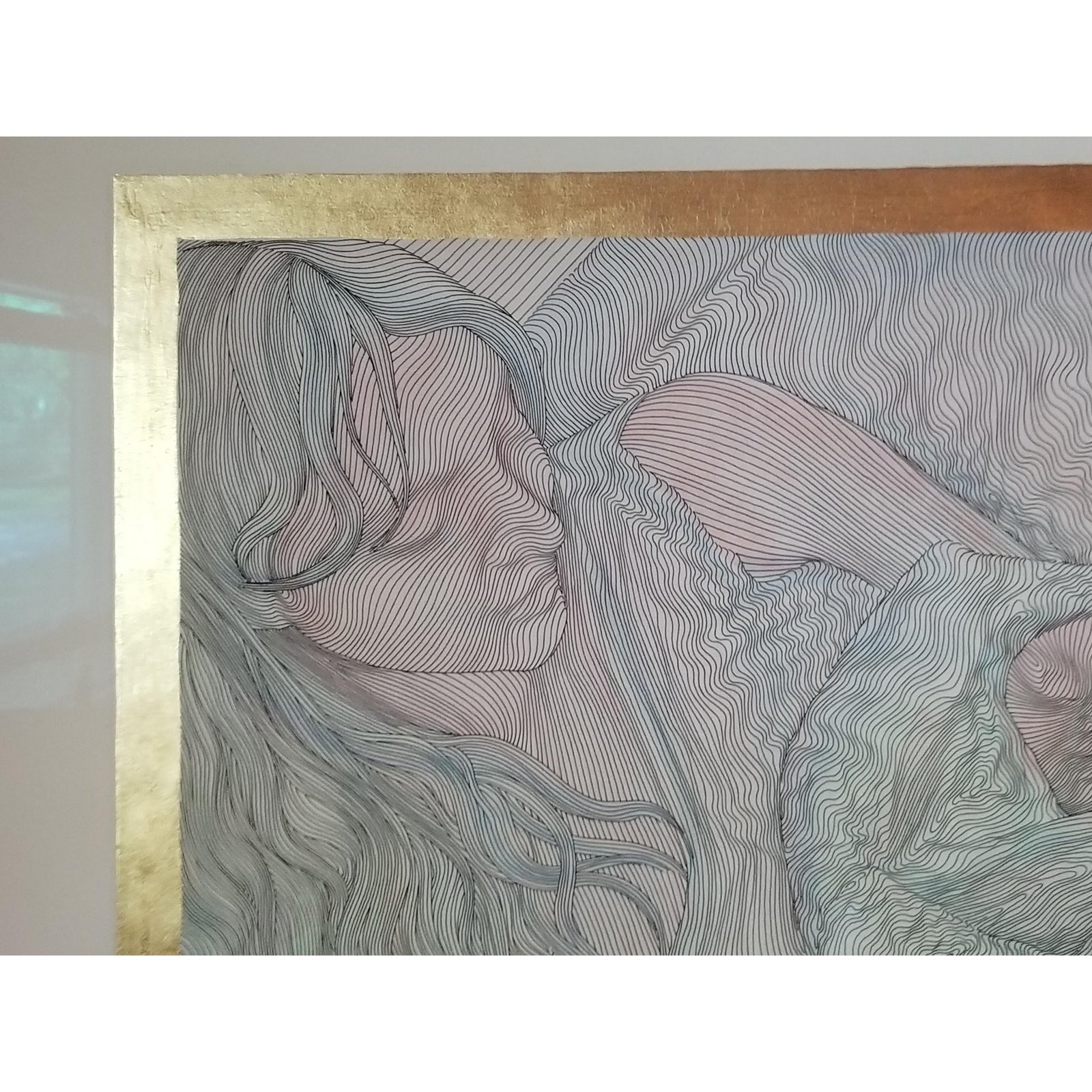 Guillaume Azoulay - "Motherhood" Figurative Line Lithograph #72/99
