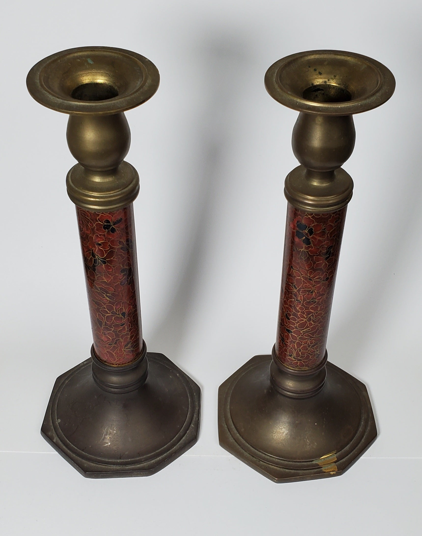 Cloisonne Candlesticks