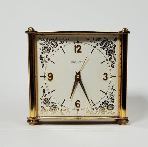 Bucherer - Vintage Swiss Musical Alarm Clock