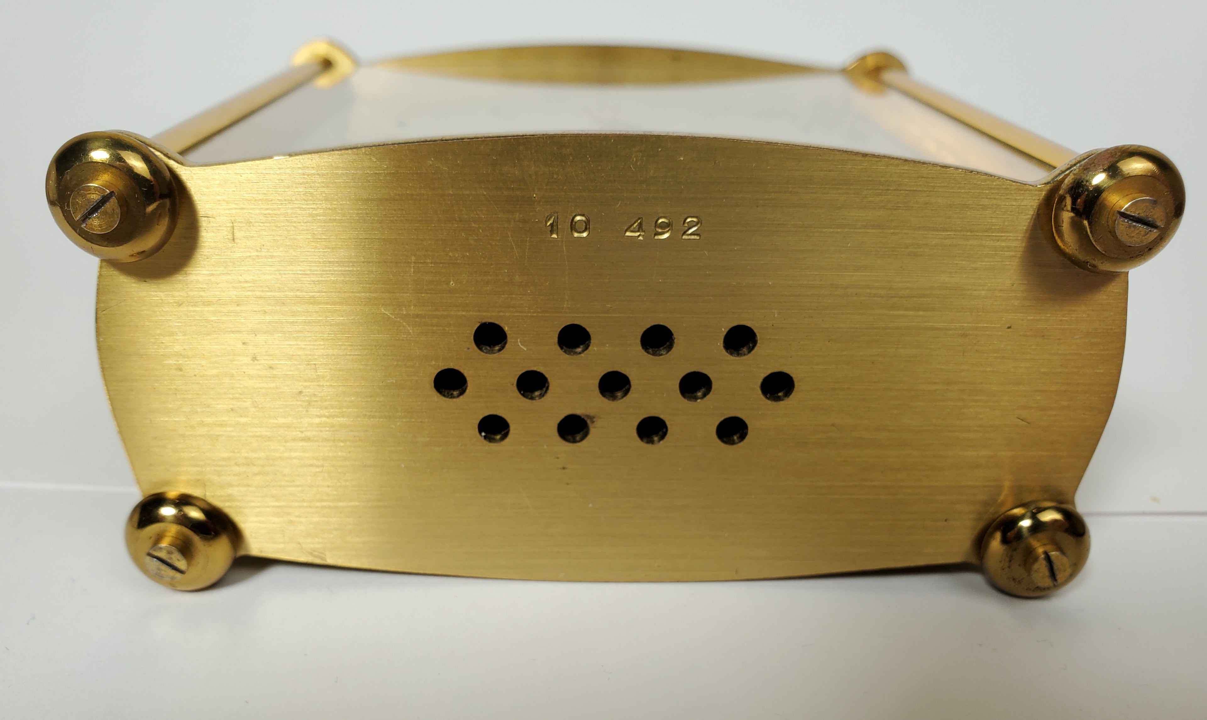 Bucherer - Vintage Swiss Musical Alarm Clock NON FUNCTIONING
