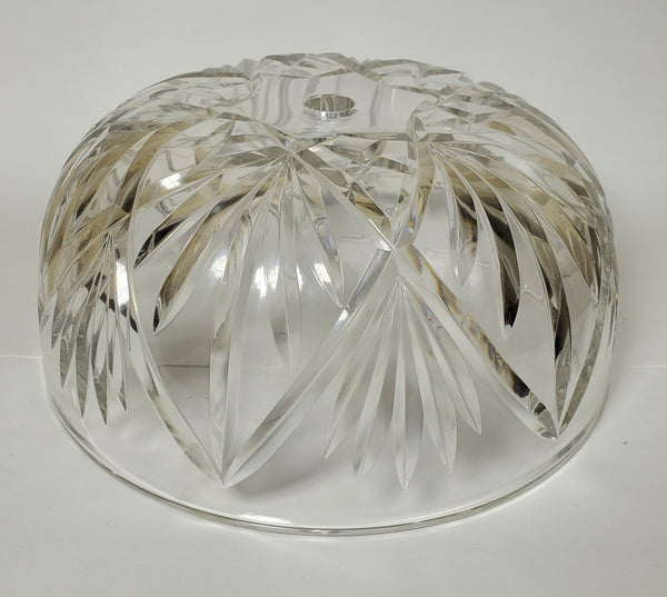 Waterford - Vintage 'Kilkea' Pattern Glass Ceiling Dome Light Fixture